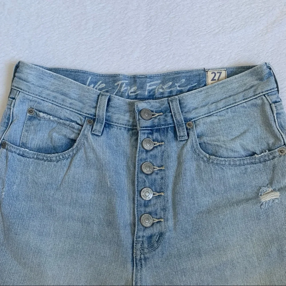 Free People Light Wash Jeans